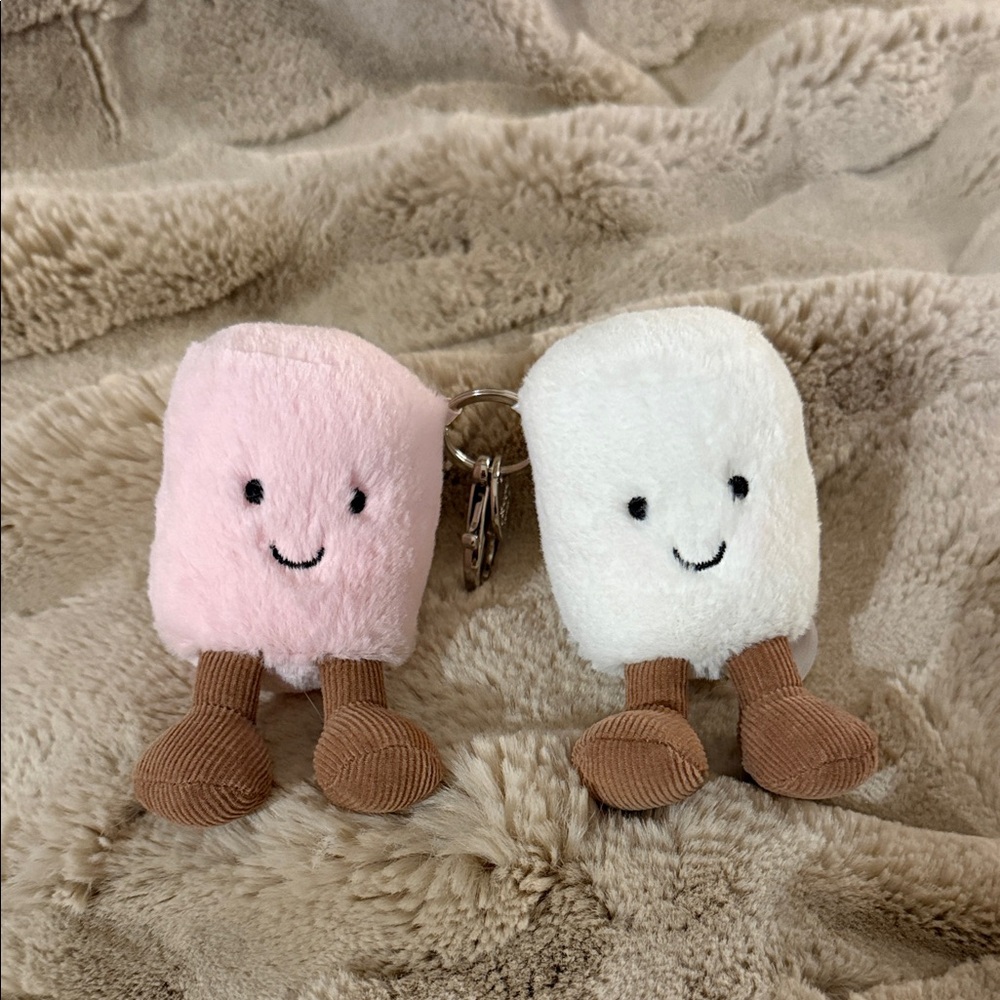 Jellycat Amuseables Marshmallow Keychain